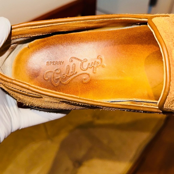 Sperry Brown Suede Loafers with Tassel Accents - Picture 15 of 16